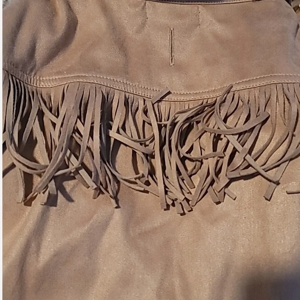 NWT Found my animal western fringe dog shirt s